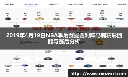2019年4月19日NBA季后赛掘金对阵马刺精彩回顾与赛后分析